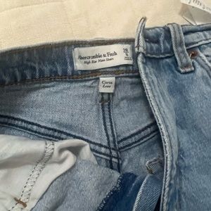 Abercrombie and fitch curve love jean shorts 28/6